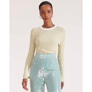 NWT Veronica Beard Siena Long Sleeve Crew Neck Pullover